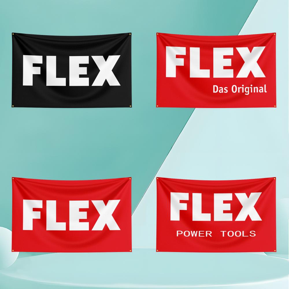Флаг-баннер Fflexs 3x5 футов с латунными люверсами, HD-печать, фон для выставки, гаража, гобелен для декора спальни