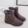 35-43 Women's Warm and Waterproof Cotton Shoes Nylon Snow Boots Winter Ankle Boots Non-slip Short Boots