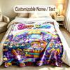 Celebration Party Theme Custom Blanket Personalized Name & Text Customized Soft Warm Throw Blanket Home Decor