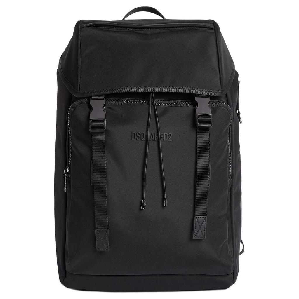 Dsquared2 Letter Logo Nylon Backpack Men backpack Black BPM0103168068152124