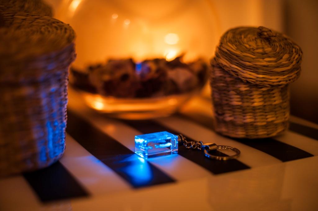 Egyptian Mau Cat - Crystal Pendant with Cat Photo, Illuminated Pendant, Unique Gift by Art-Dog Brand