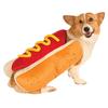 Funny Halloween Dog Costumes Hot Dog Shaped Dachshund Sausage Adjustable Clothes Pet Apparel Dressing Up Cat Party Costume Suit
