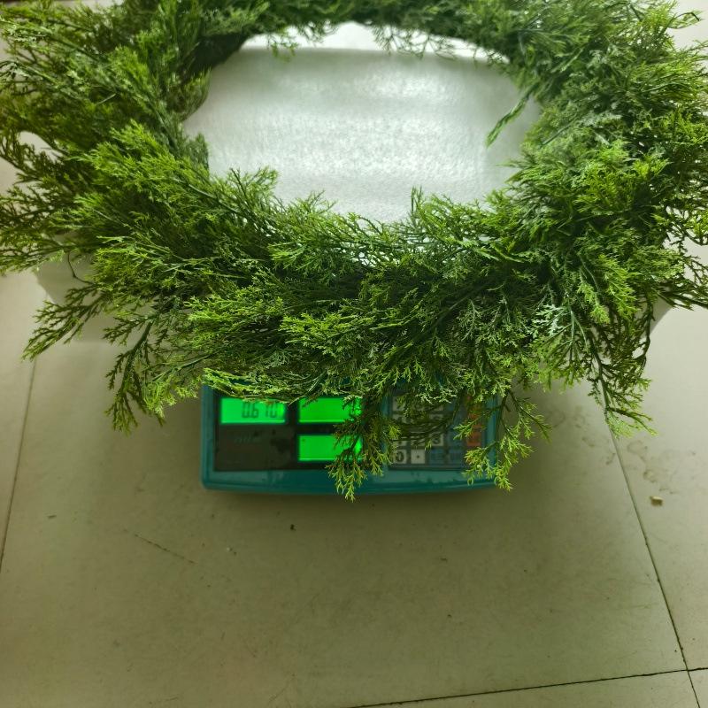 Artificial Green Pine Cypress Wreath for Christmas Window and Doorway Decoration