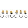 6Pcs Engine Motor Oil Filter Kit 94810722200 For 911 Cayenne Panamera V6 V8 Parts Accessories