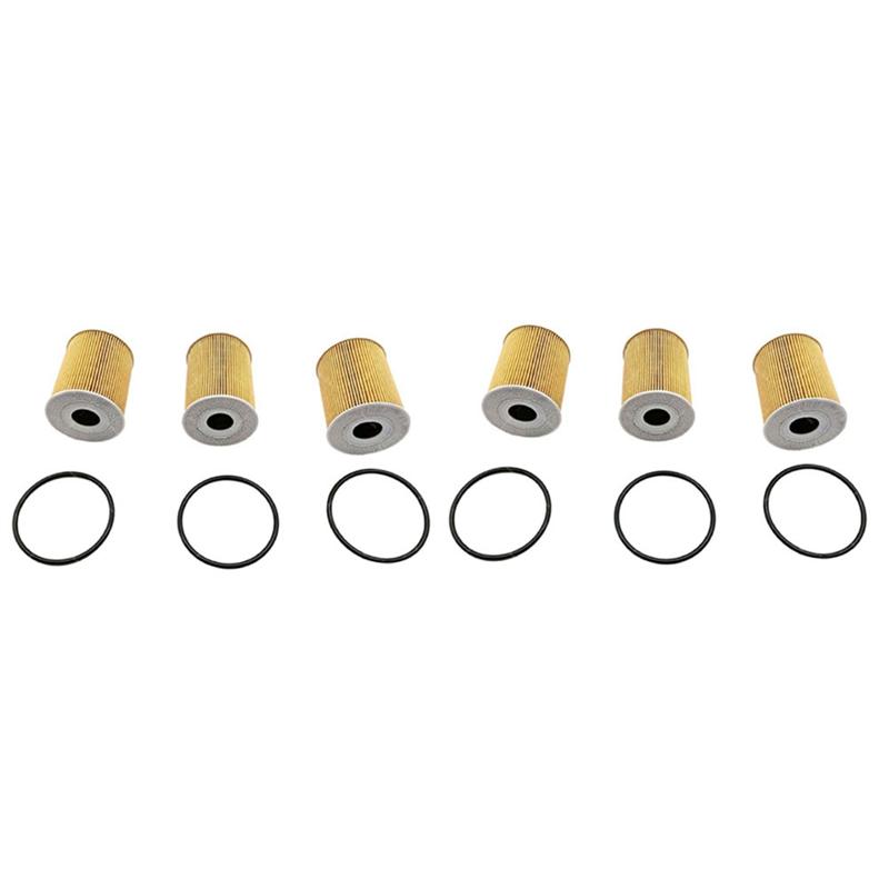 6Pcs Engine Motor Oil Filter Kit 94810722200 For 911 Cayenne Panamera V6 V8 Parts Accessories