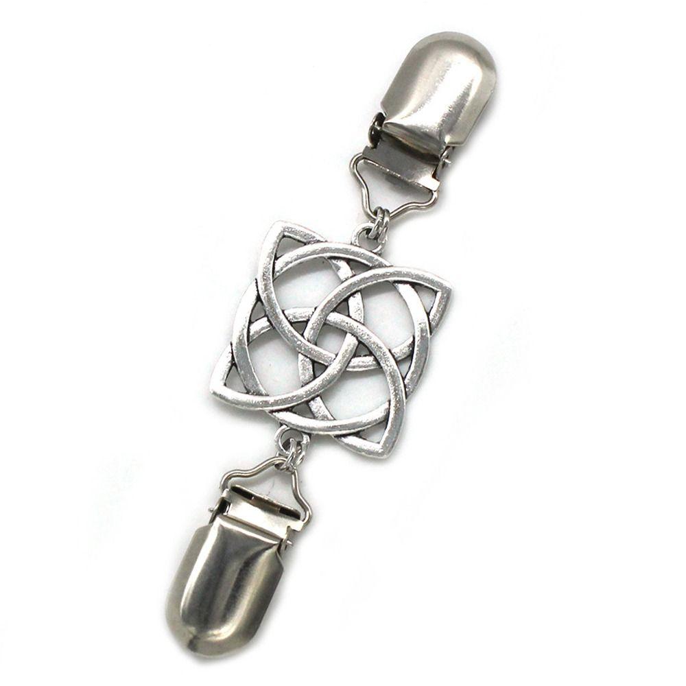 Multifunctional Clip Shawl Brooch Vintage Style Sweater Blouse Pin New Design Cardigan Clip