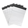 100 шт. черно-белые полиэтиленовые почтовые пластиковые пакеты для доставки, водонепроницаемые почтовые конверты, самоклеящиеся почтовые пакеты, утолщенные курьерские пакеты