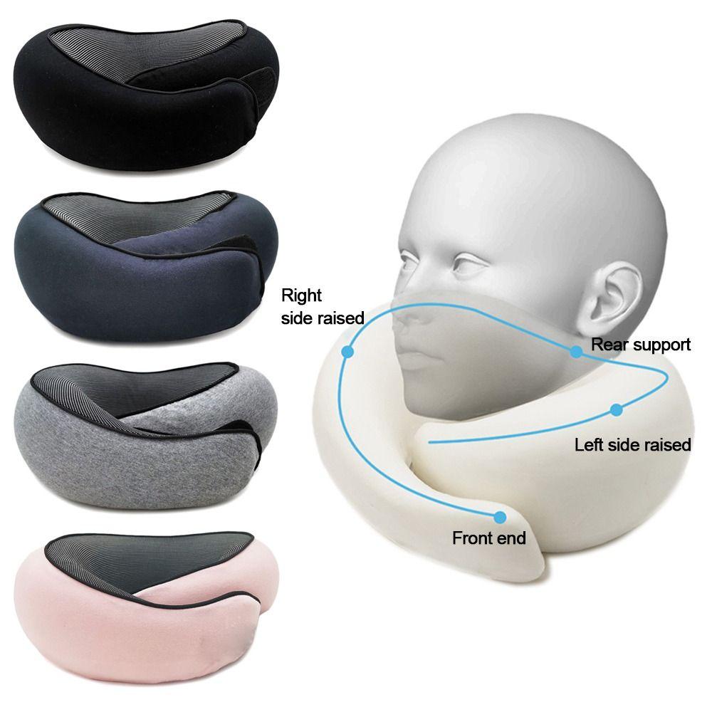U-shaped Travel Neck Pillow Adjustable Camping Sleeping Cushion New Memory Foam Pillow