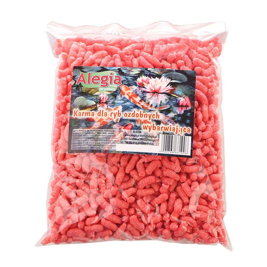 Food for pond fish, color-enhancing, floating sticks, 5L