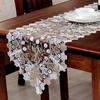 Proud Rose Lace Embroidery Table Runners TV Cabinet Cover Cloth Tea Table Flags Pastoral Table Cloths Wedding Table Decoration