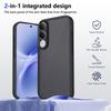 KEYSION Матовый Полупрозрачный Черный Чехол для Телефона для VIVO V70 FE Мягкий Силикон+ПК Противоскользящая Ударопрочная Задняя Крышка для VIVO V70 FE 5G