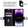 For iPhone 16 Pro Max Case Compatible with MagSafe Wallet Stand Leather Flip Phone Cover