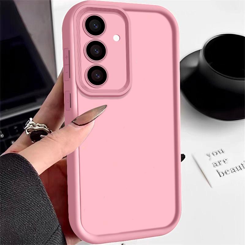 Чехол конфетного цвета для Samsung Galaxy S25 Edge S24 S23 FE S22 S21 Ultra Plus A55 A54 A56 A36 A26 A34 A15 A14 A16 5G силиконовый чехол