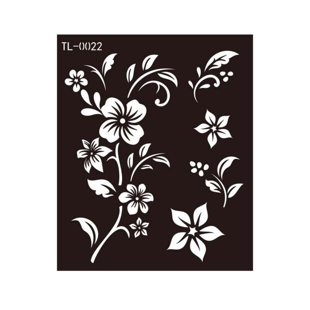 Mehndi Stickers Henna Tattoo Template Fake Tattoo Decals Body Art Sticker Men/Women