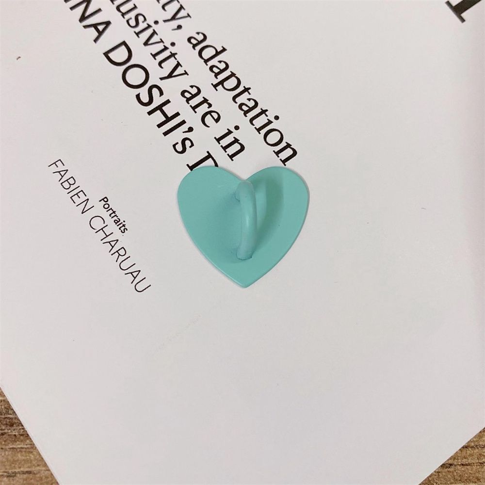 Charm DIY Phone Case Phone Clasps Hooks Phone Stand Holder Heart Finger Ring Phone Case Finger Ring