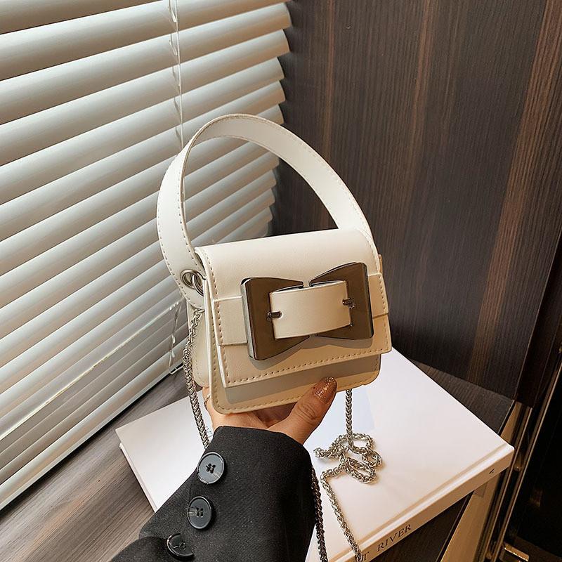 Trendy 2024 Pu Mini Handbag For Summer Fashion Street Style Crossbody Bag With Phone Pocket