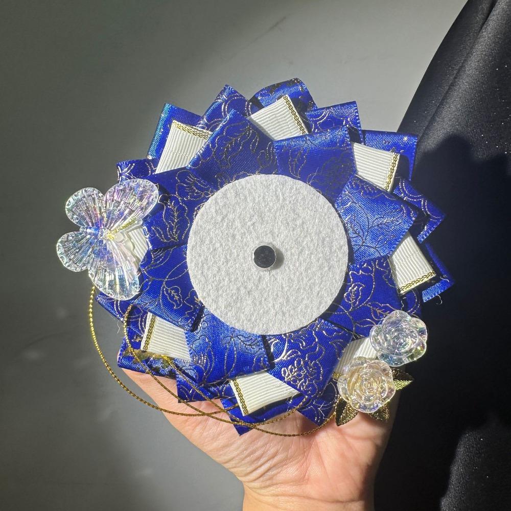 Kawaii Badge Holder Cute Creative Lacework Badge Decoration Girls Plush Badge Tray