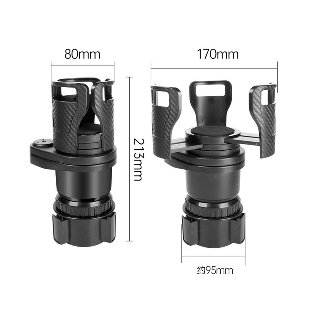 2023 (Improved Model) Car Cup Holder, 2 in 1, Multifunctional Car Cup Holder, Variable