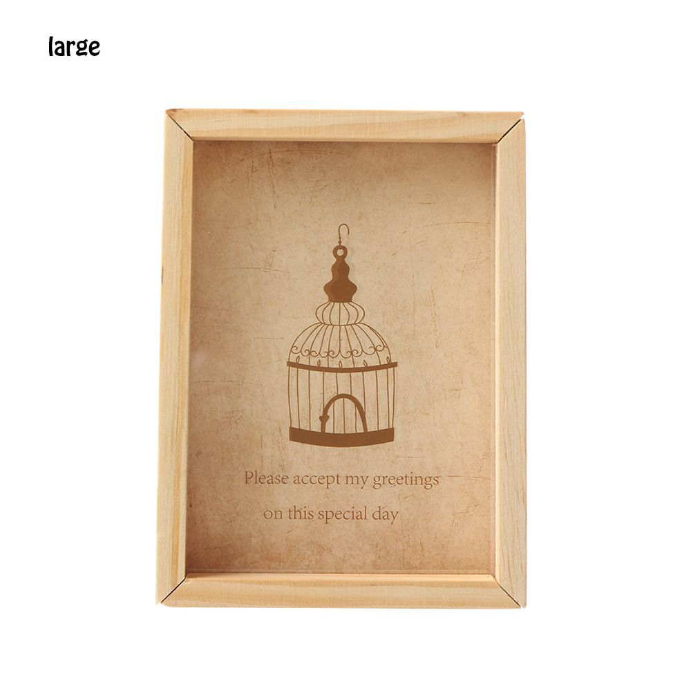 Мини-арт Свадебный декор Деревянный держатель для фотографий Фоторамка Винтаж