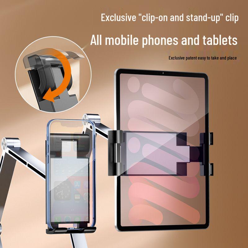 2025 Rotatable Aluminum Tablet Stand with Adjustable Arm