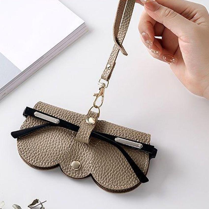 Удобная сумка для очков с защитой от давления, футляр для очков из искусственной кожи, подвесная сумка для хранения солнцезащитных очков, защитный чехол для очков