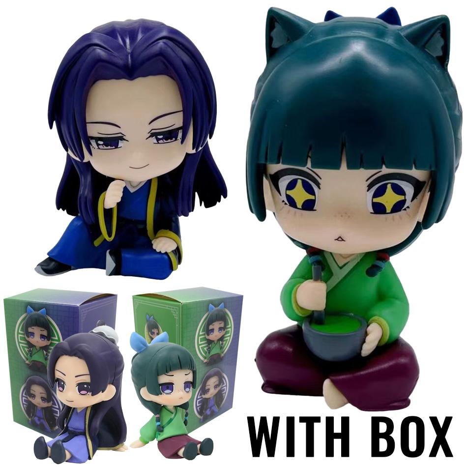 Новый Дневник аптекаря Маомао Джинши Мини-фигурка Аниме Периферия Кавайные Сидячие Игрушки Настольные Автомобильные Украшения Модель Подарки