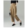 Solid Color Banana Pants In Autumn New Casual Versatile Loose Sickle Pants High Waist Nine-point Harem Pants Women