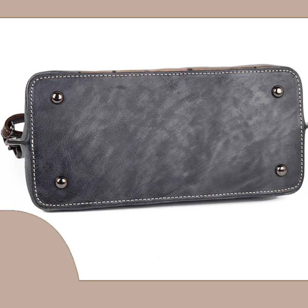 Кожаная сумка с текстурой на одно плечо, косая сумка, винтажная сумка ручной работы с оленем, женская сумка