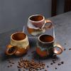 Retro Home Silent Wind Ceramic Cup High Value Afternoon Tea Coarse Pottery Coffee Cup Supply Cup