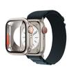 Стеклянный чехол, нейлоновый ремешок для Apple Watch 44 мм, 45 мм, 40 мм, 41 мм, чехол + ремешок, защитная пленка для экрана, IWatch Series 56 Se 7 8, переход на Ultra