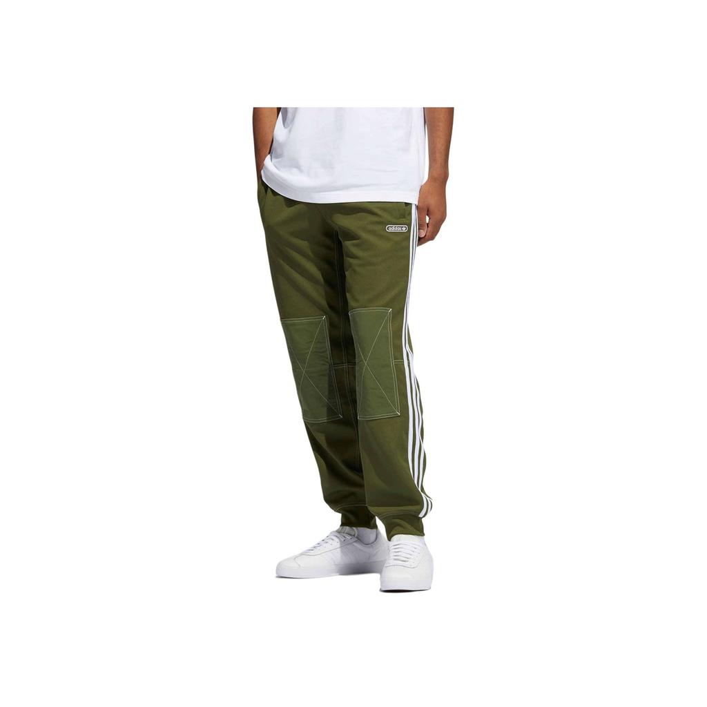 Adidas Originals Trefoil Sprt Track Pants Men Bottoms Green GN3808