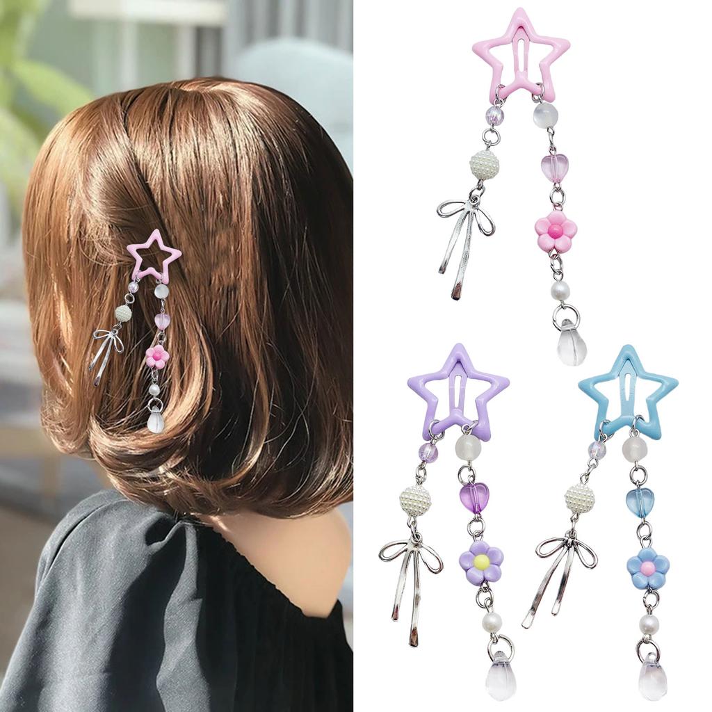 Sweet Star Shaped Hair Clip Ornament Lovely Star Hair Clip Accessory For Creating Adorable Hairstyles Effortlessly