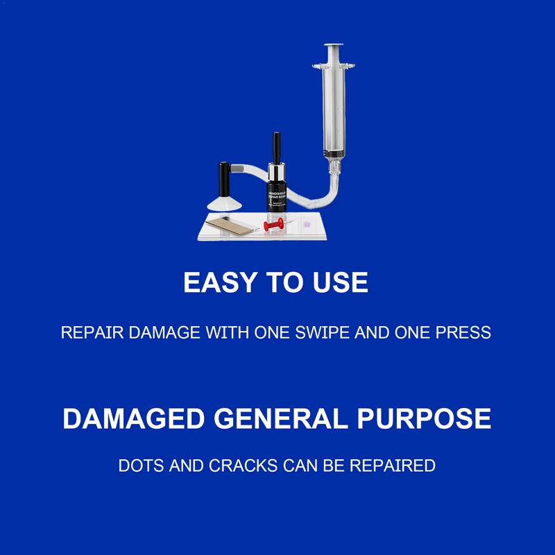 Комплект для ремонта трещин на лобовом стекле Комплект для ремонта трещин на лобовом стекле Сколы Трещины Жидкость для ремонта стекла Комплект для ремонта сколов на лобовом стекле автомобиля Быстрое исправление