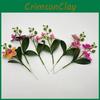 Orchid Butterfly With Realistic Leaves For Wedding And Event Settings