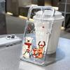 Christmas Gingerbread Man Fun Art Phone Case for iPhone 17 16 15 14 13 12 11 Series Pro Max Plus Double Layer Protection