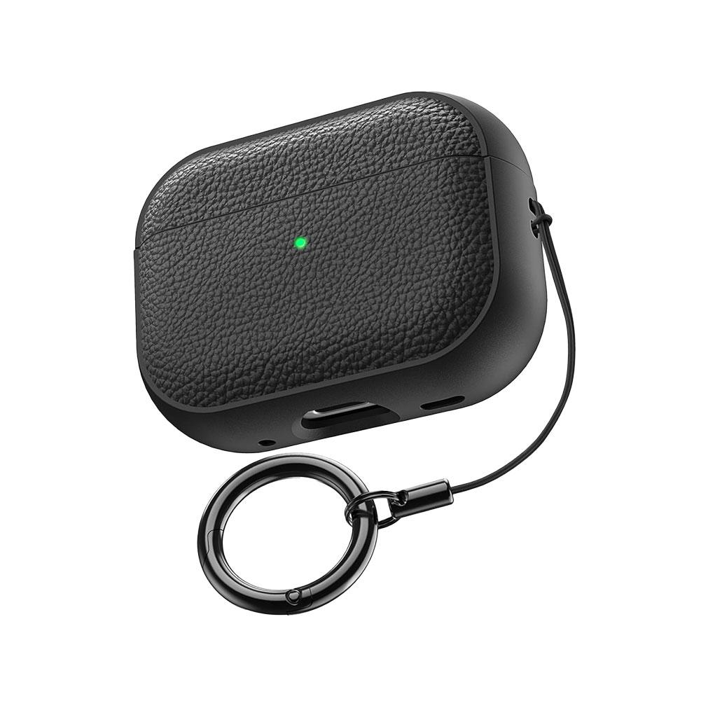 Улучшенный чехол для AirPods Pro 3 с текстурой мягкой кожи, защитный чехол, совместимый с Apple Airpods Pro 3-го поколения, беспроводная зарядка