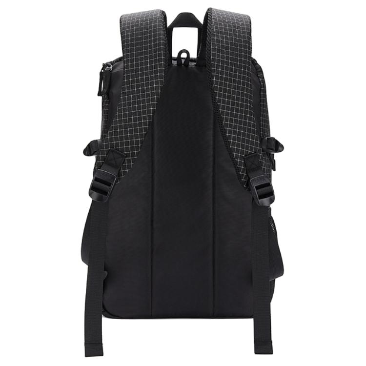 Peak 20-35L Lightweight Outdoor Series Plaid Design Fabric Backpack Unisex Backpack Black DB161010