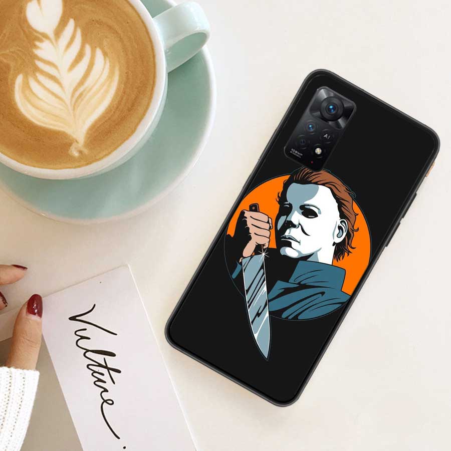 Halloween The Curse Of Michael Myers Horror Movie Phone Case For Xiaomi Redmi Note 12 Plus 12S 11 11T Pro 5G 11E 11S 4G 10 10S 9