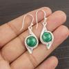 Malachite Earrings, 925 Sterling Silver Earrings Jewelry, Gift For Women Handmade Earrings Gemstone Jewelry