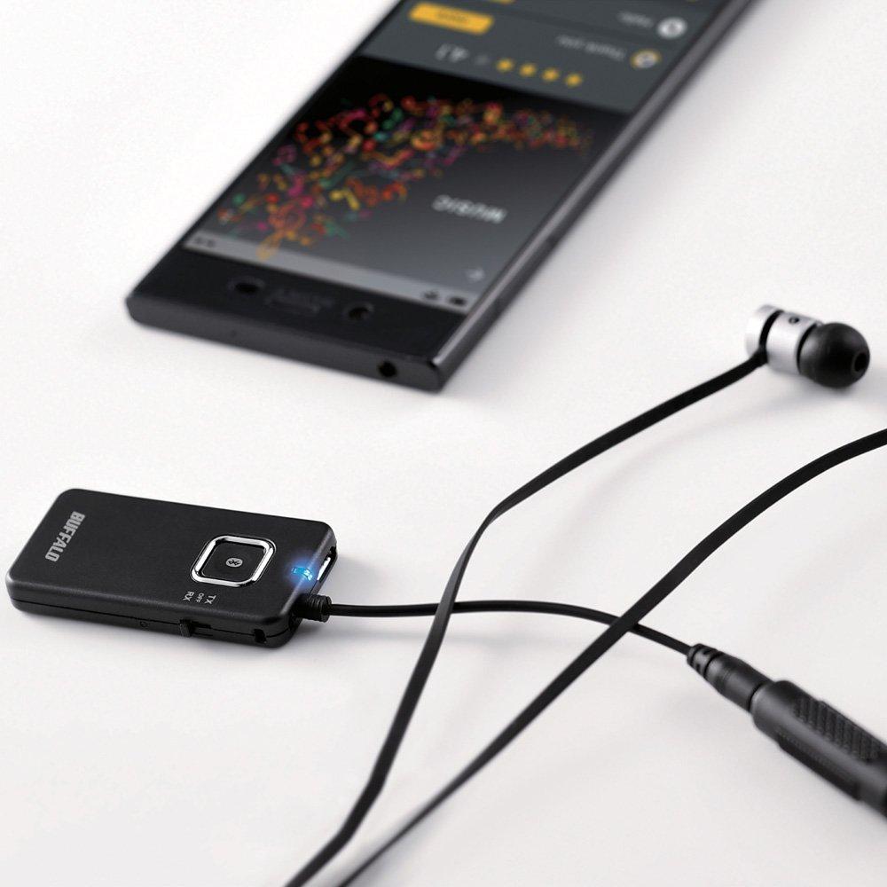 Buffalo Bluetooth аудио передатчик-приемник с низкой задержкой BSHSBTR500BK &