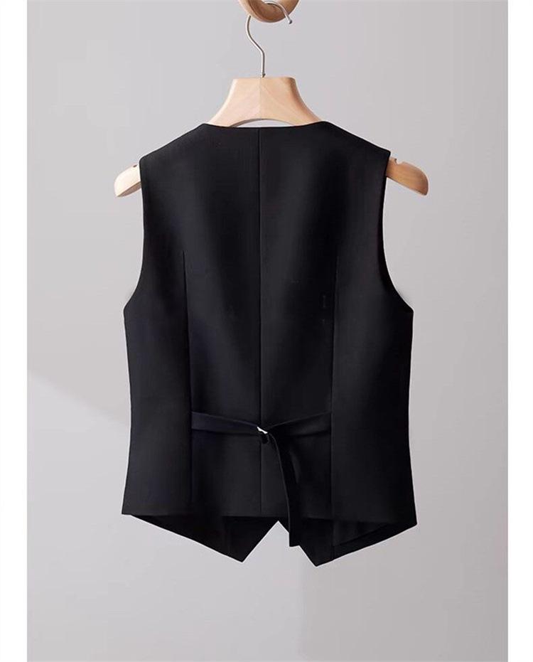 Женский универсальный жилет без рукавов: Профессиональная рабочая одежда для весны и осени