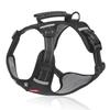 DUOMM HT-524 Дышащая шлейка для собаки, светоотражающий жилет безопасности для щенка с ручкой управления ST - Желтый