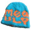 Urban Style Lettered Wool Beanie With Thermal Insulation For Men And Women Cold Weather Gear