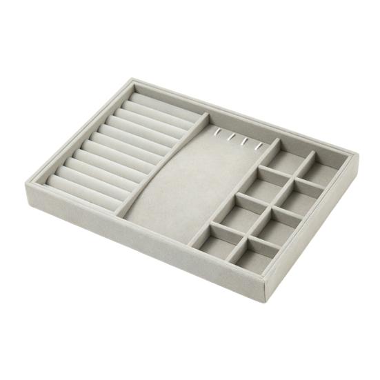 Jewelry Storage Box, with Velvet Interior Organize Tray, Durable Moisture-Proof Jewelry Case for Rings Earrings Bracelets