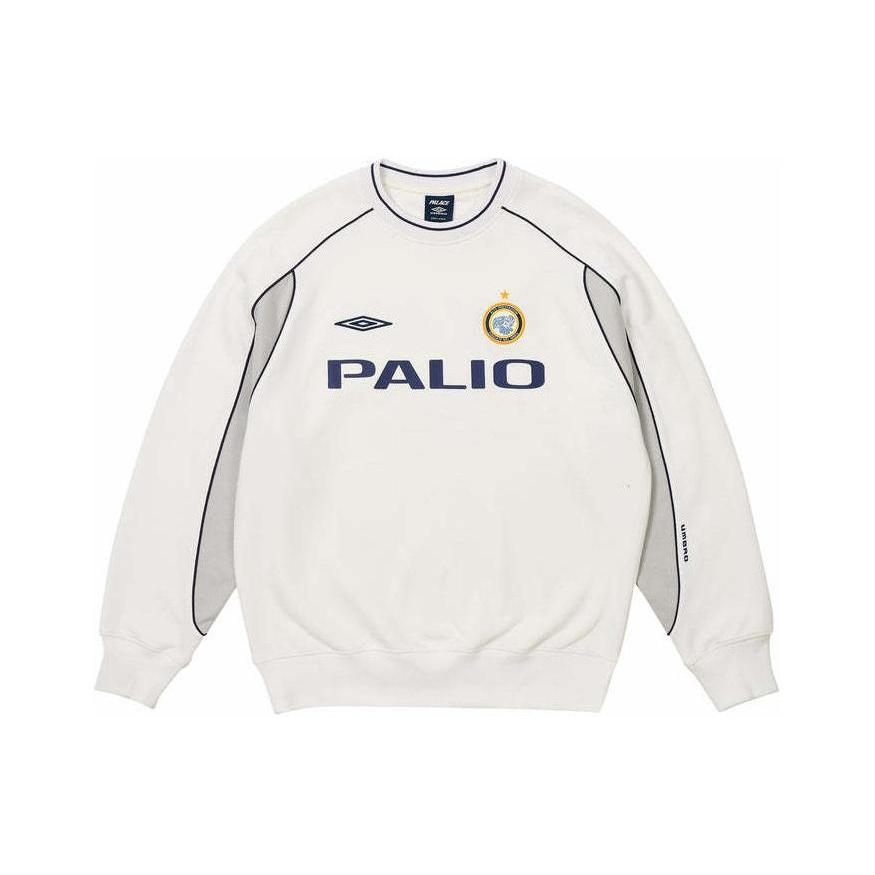 Palace x Umbro Warm Up Crewneck Sweatshirt 'Grey' Men's P26UMCS131
