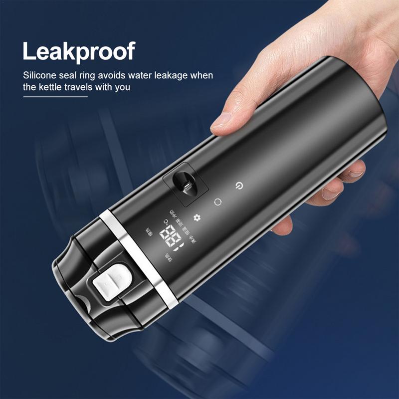 Портативная электрическая термокружка 500 мл автомобильная нагревательная кружка 12/24 В водонагреватель чайник для кофе горячая вода автомобильные электроприборы