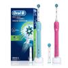 Электрическая зубная щетка Oral B Pro600, зубная щетка с 3D белыми зубами, круглая головка, водонепроницаемая зубная щетка для всего тела, удаление налета, звуковая зубная щетка