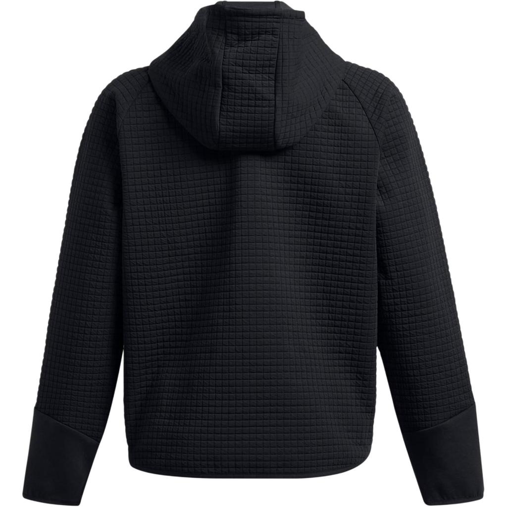 Under Armour Куртка с капюшоном и логотипом Unstoppable Freedom Series в клетку на молнии, женские куртки, черный цвет 1389842-001