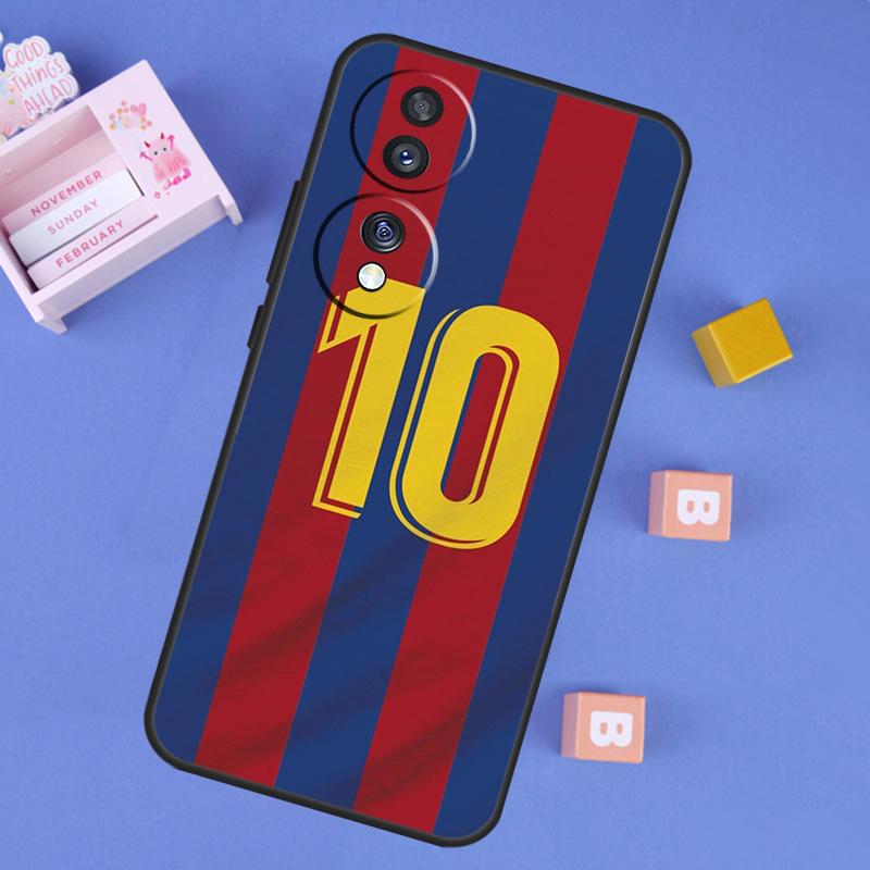 Чехол FootBall Номер 10 7 для Honor Magic 6 Pro 5 Pro 50 70 90 Lite X6 X7 X8 X9 X8b X9b X6a X7a X8a X9a