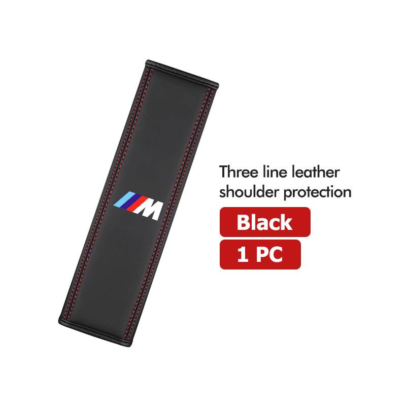 Автомобильный кожаный ремень безопасности Наплечная накладка Защитная подушка или аксессуар для BMW X1 X3 X4 X5 X7 G20 G38 F20 F39 F48 E46 E60 E36 E39 E90